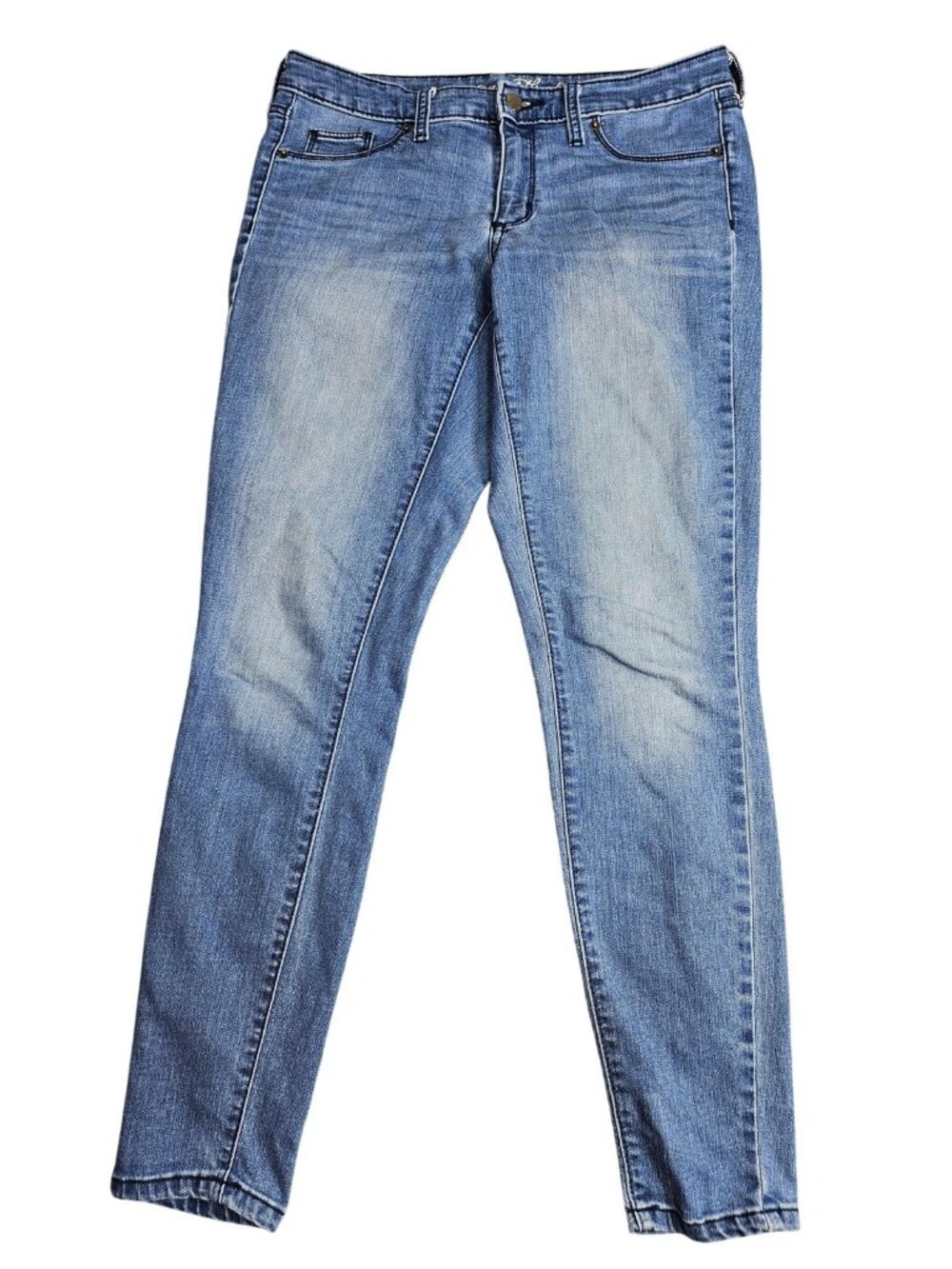 Universal Thread Mid Rise Jegging Jeans Womens 6/28R Blue Med Wash Stretch Denim